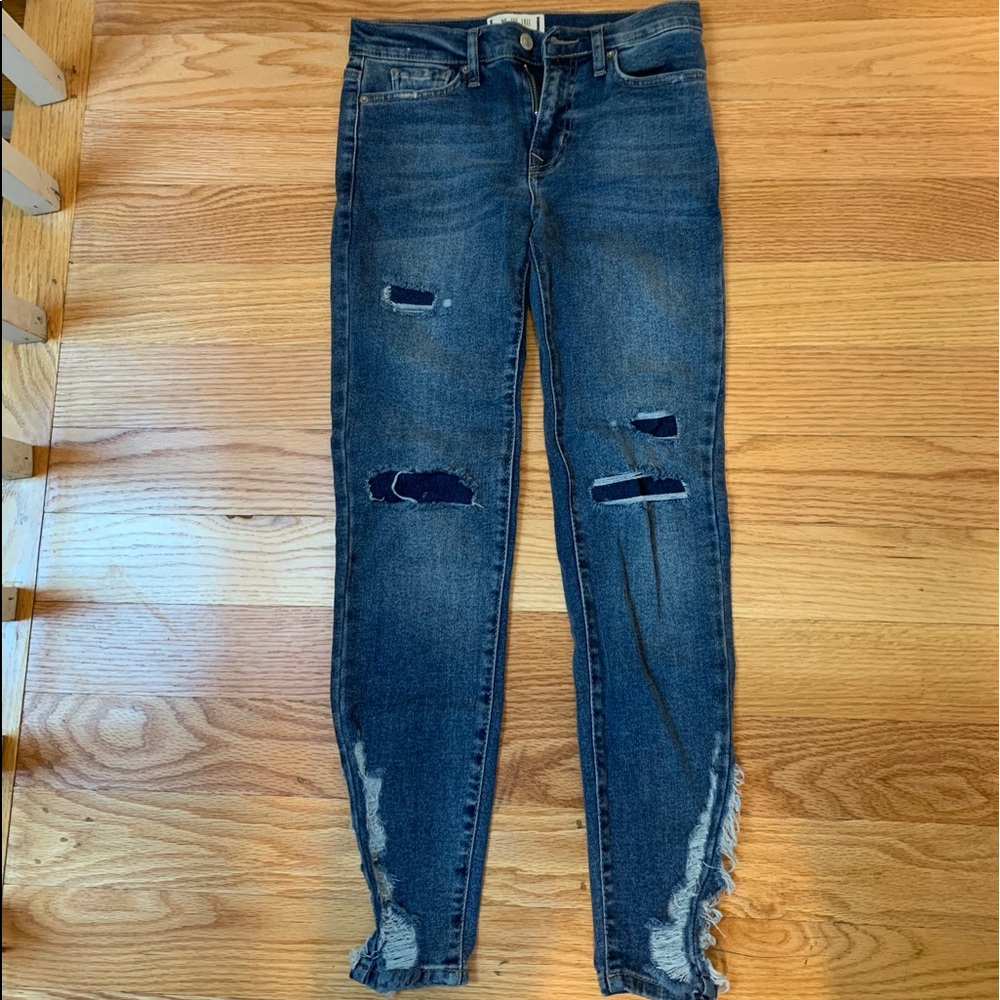 Free People Dark Wash Jeans